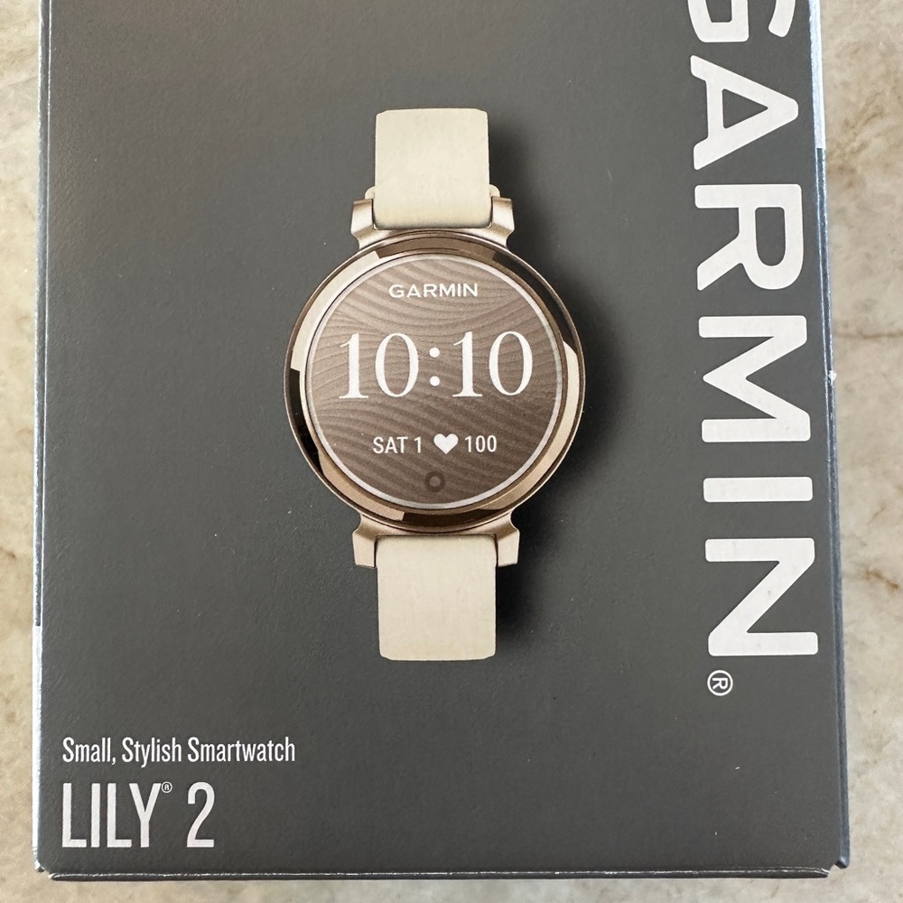 Garmin Lily 2 Gold and Cream Smartwatch